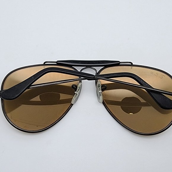 Ray-Ban B&L W0510 The General Black Chrome Frame RB-50 Lens Sunglasses 58-14 - Picture 12 of 15
